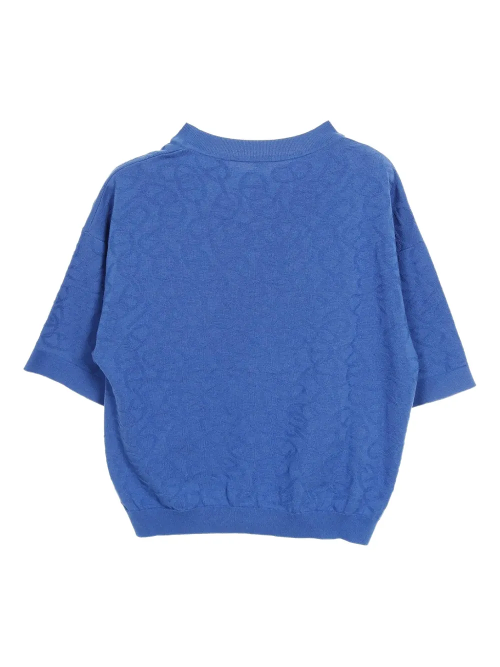 Pre-owned Hermes 2010s Naoussa Chaîne D'ancre Top In Blue