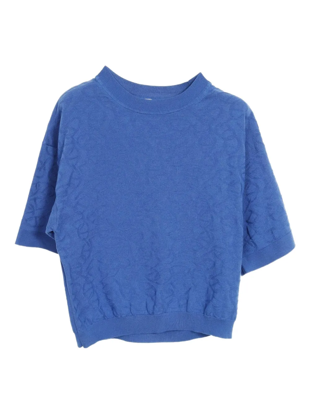 Pre-owned Hermes 2010s Naoussa Chaîne D'ancre Top In Blue