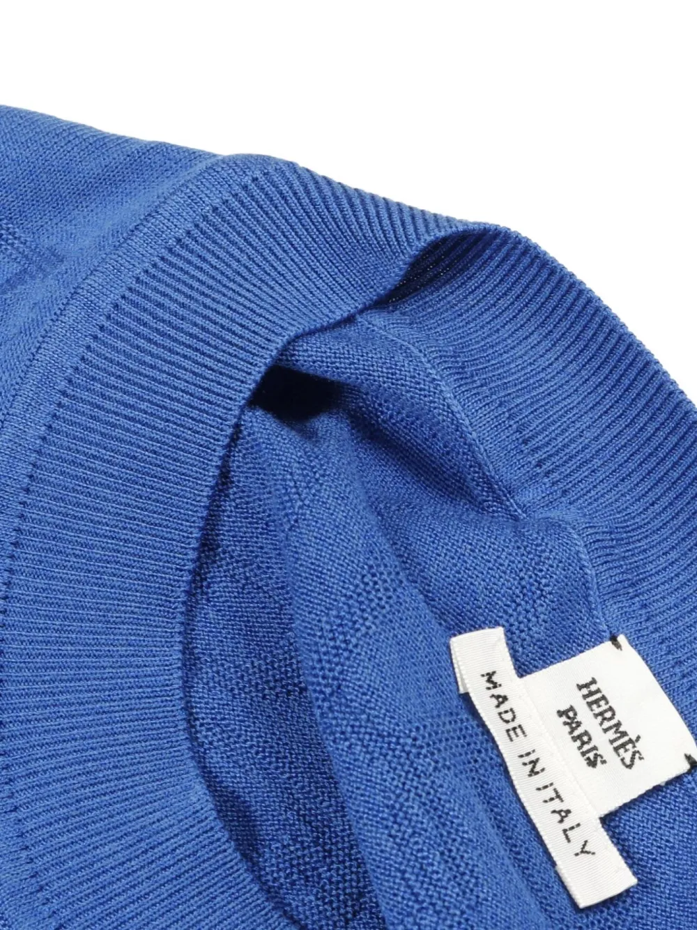 Pre-owned Hermes 2010s Naoussa Chaîne D'ancre Top In Blue