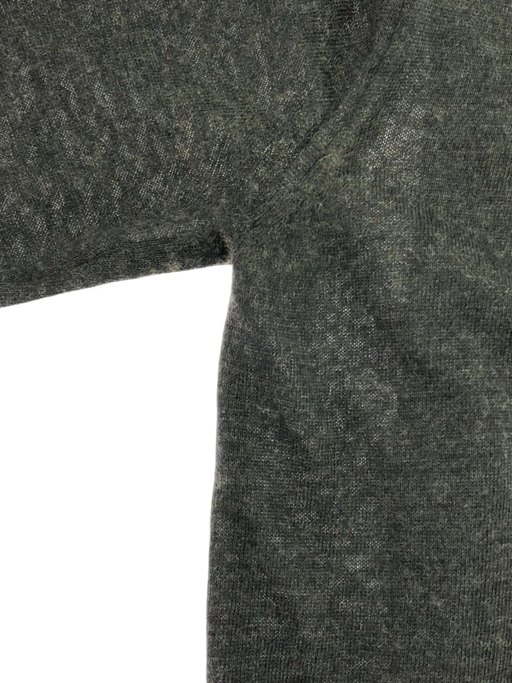Pre-owned Hermes 2010s Cashmere Cardigan In Gray