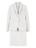 Hermès Pre-Owned 2010s Sellier skirt suit - LIGHT GRAY