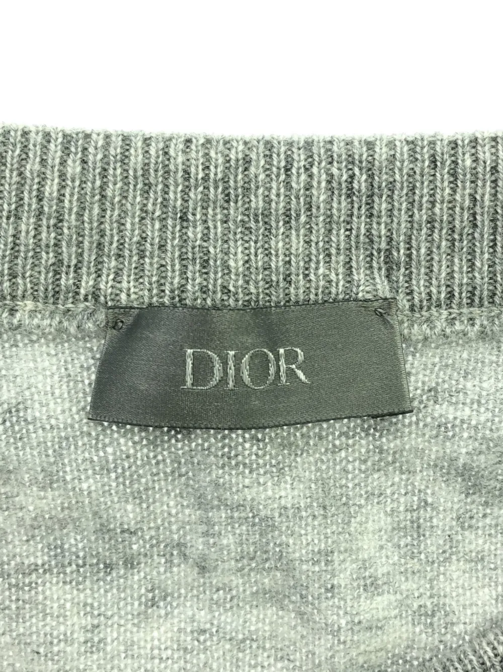 Pre-owned Dior 2010s Cd-logo Cashmere Sweater In Green