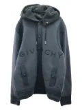 Givenchy Pre-Owned 2010s wool hooded jacket - Blue
