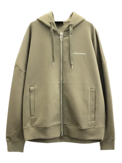 Emporio Armani Pre-Owned 2010s zip-up hooded jacket