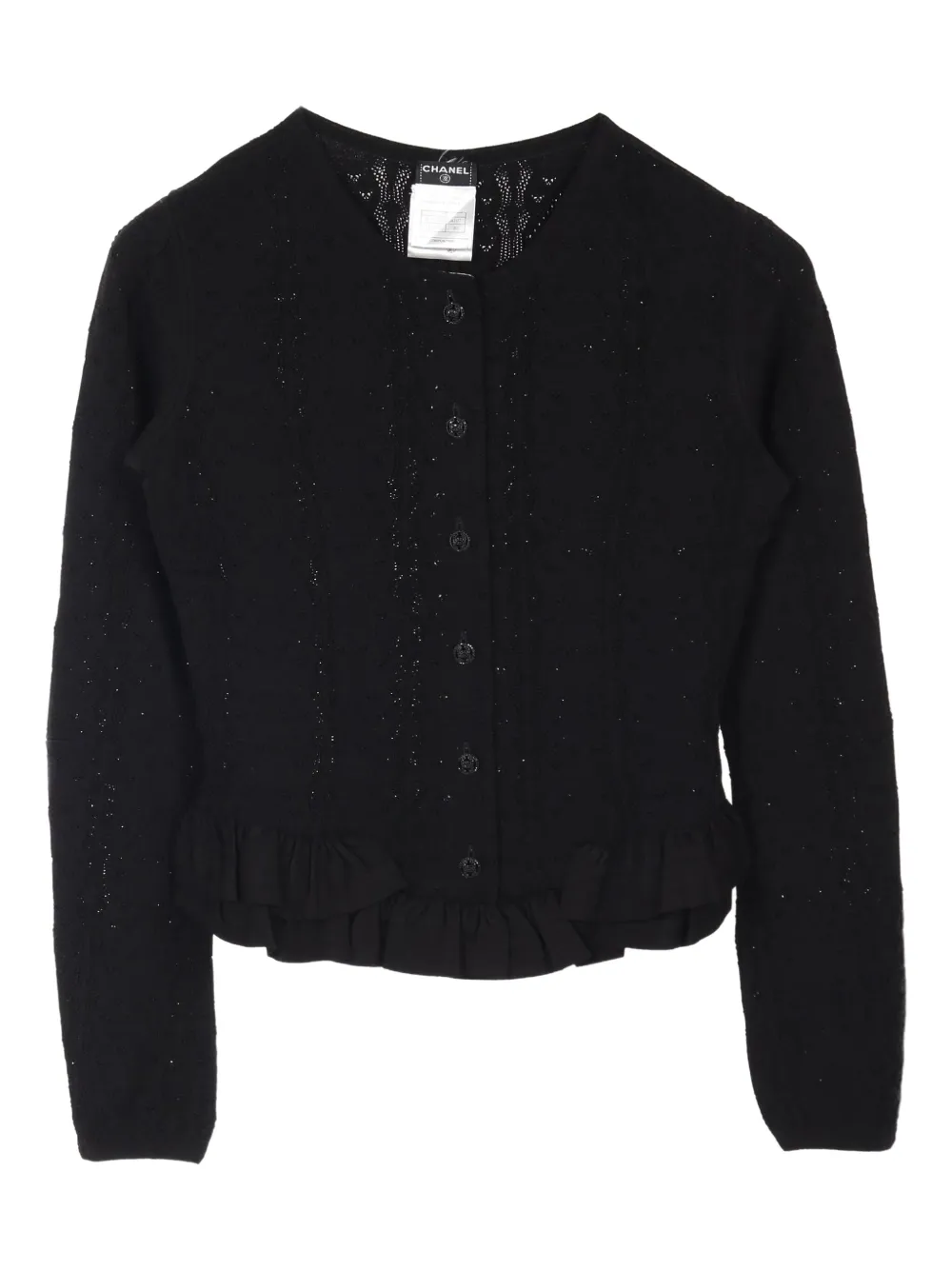 CHANEL Pre-Owned 1986-1988 button-up cardigan | Black | Image 1