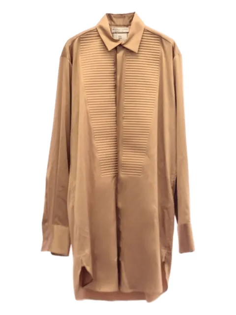Bottega Veneta Pre-Owned chemise plissée en soie (années 2010)