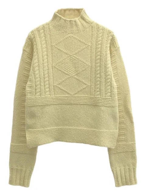 Jil Sander Pre-Owned 2010s cable-knit wool sweater