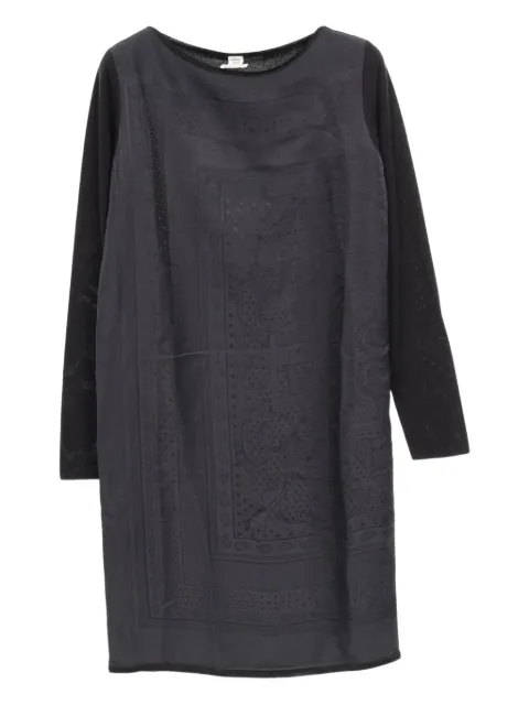 Hermès Pre-Owned 2010s paisley-panel knit dress