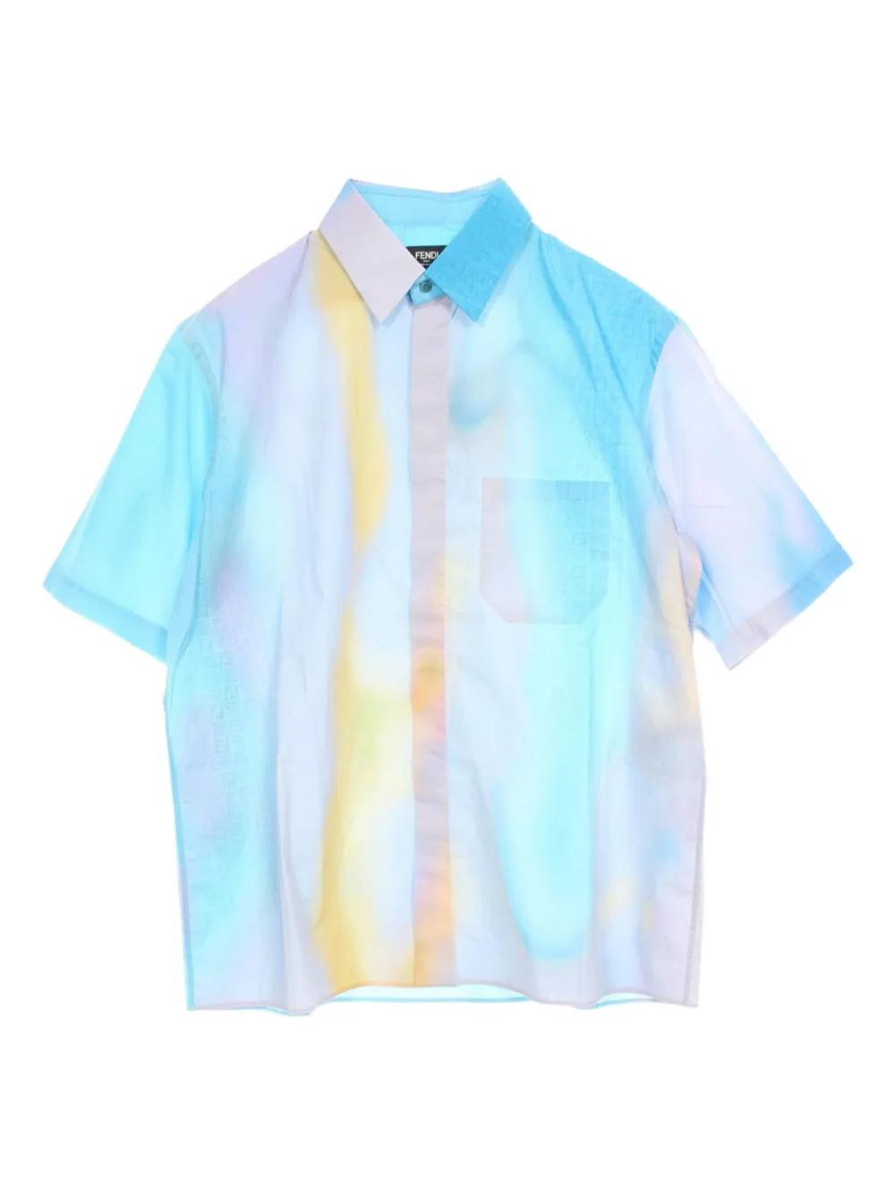 2010s tie-dye short-sleeve shirt
