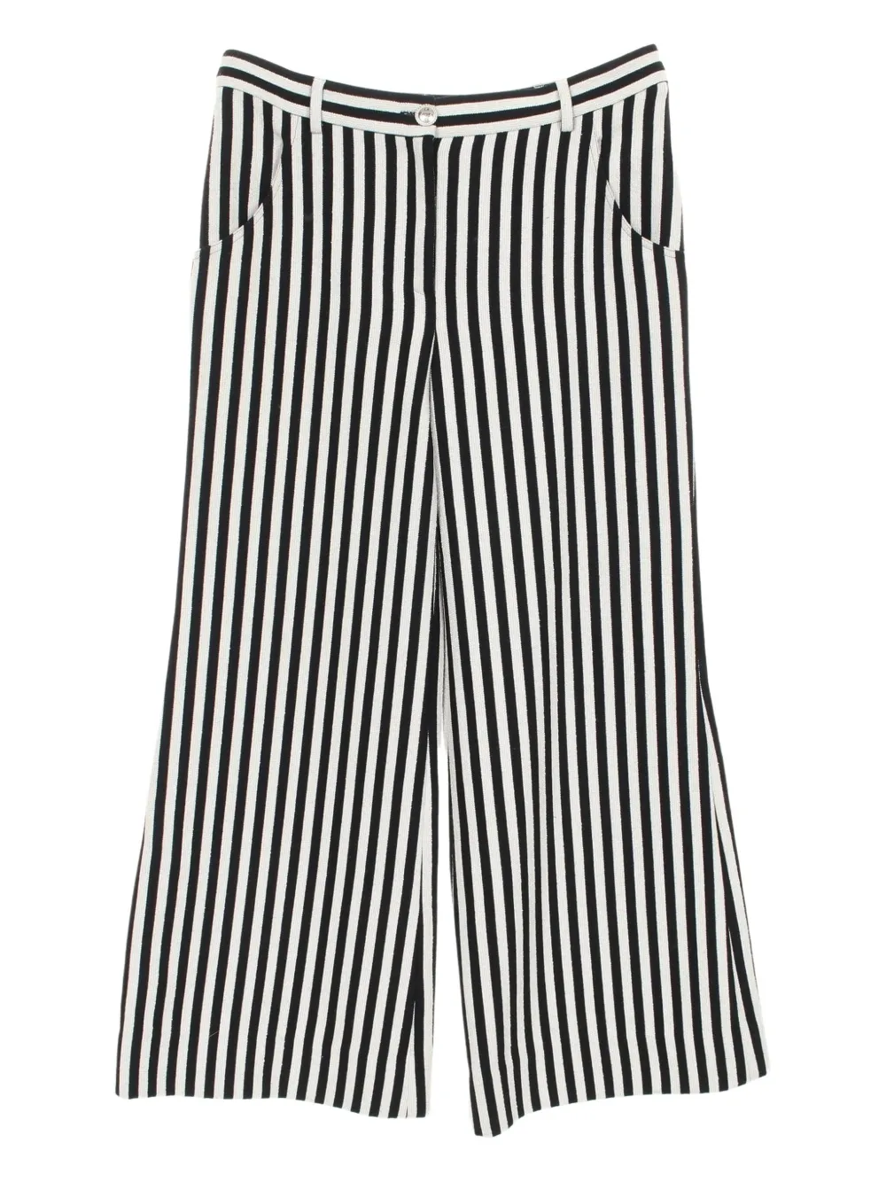 1986-1988 striped wide-leg trousers