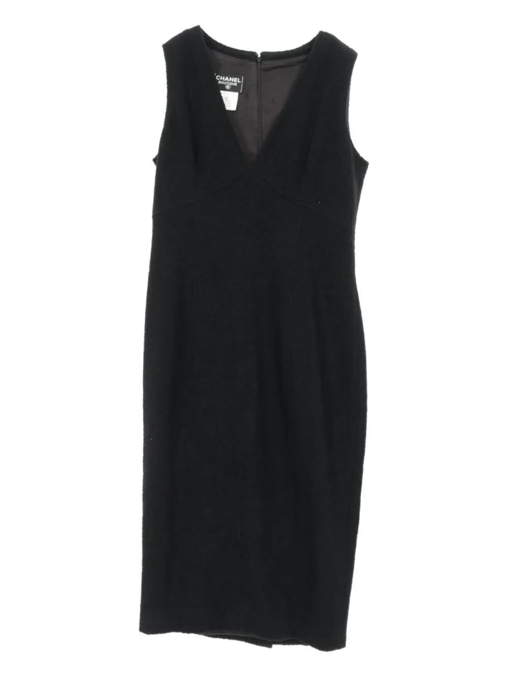 1986-1988 V-neck midi dress