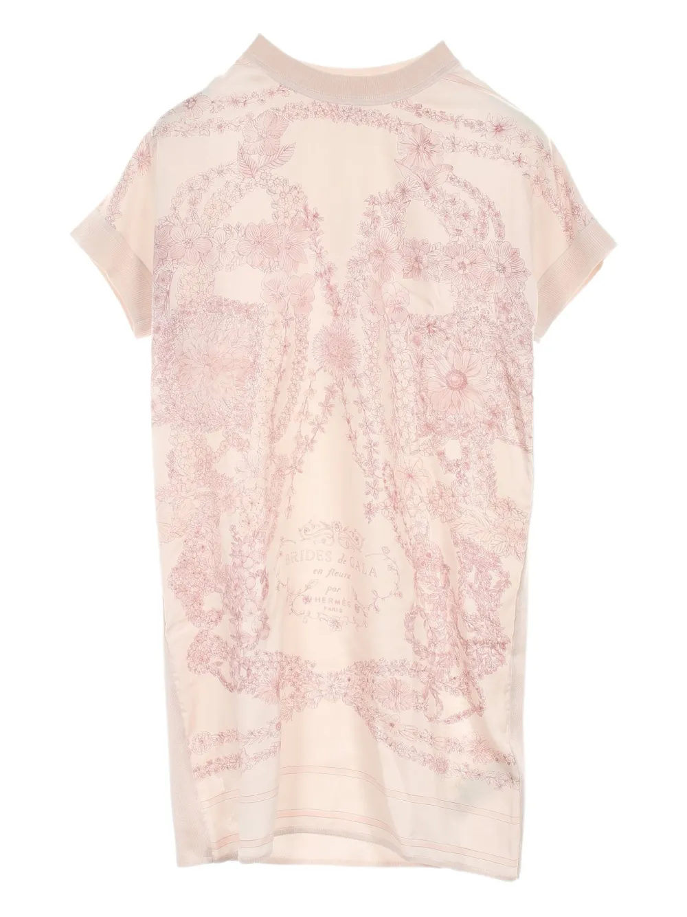 2010s floral-print silk dress