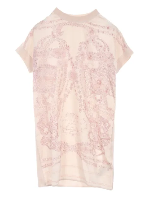 Hermès Pre-Owned 2010s floral-print silk dress