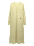Hermès Pre-Owned 2010s cashmere dress - Yellow