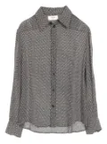 Celine Pre-Owned 2010s polka dot-print shirt - Black