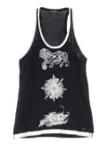 CHANEL Pre-Owned 1986-1988 Coco Mark tank top - Black