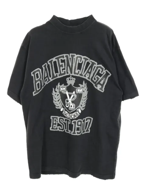 Balenciaga Pre-Owned 2010s College crew-neck T-shirt