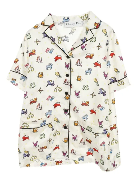 Christian Dior Pre-Owned camisa Zodiac 2010