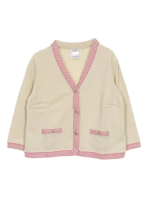 CHANEL Pre-Owned 1986-1988 cashmere cardigan