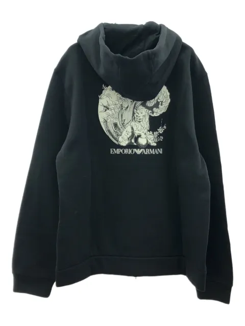 Emporio Armani Pre-Owned 2010s Parker Jacke mit Reißverschluss