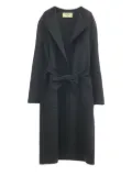 Celine Pre-Owned 2010s cashmere belted coat - Blue