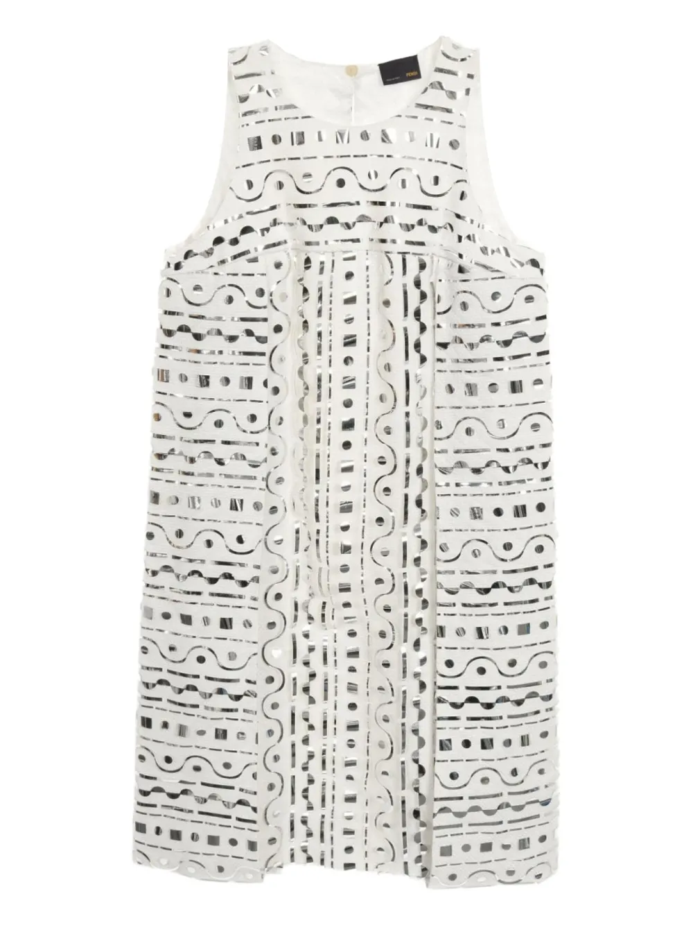 2010s geometric-embellishment dress