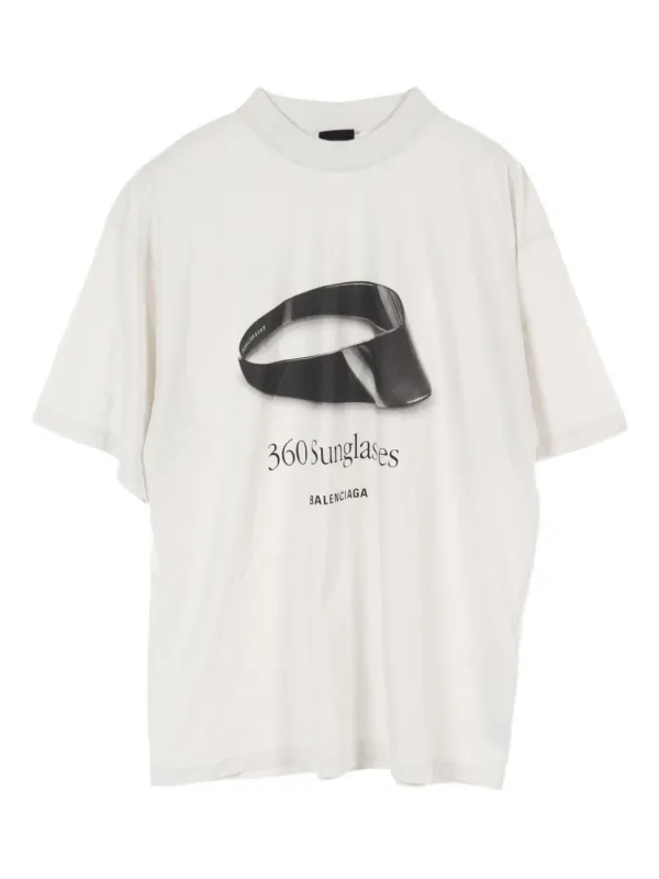 Balenciaga Pre-Owned 2010s 360 Sunglasses Tシャツ | グレー 