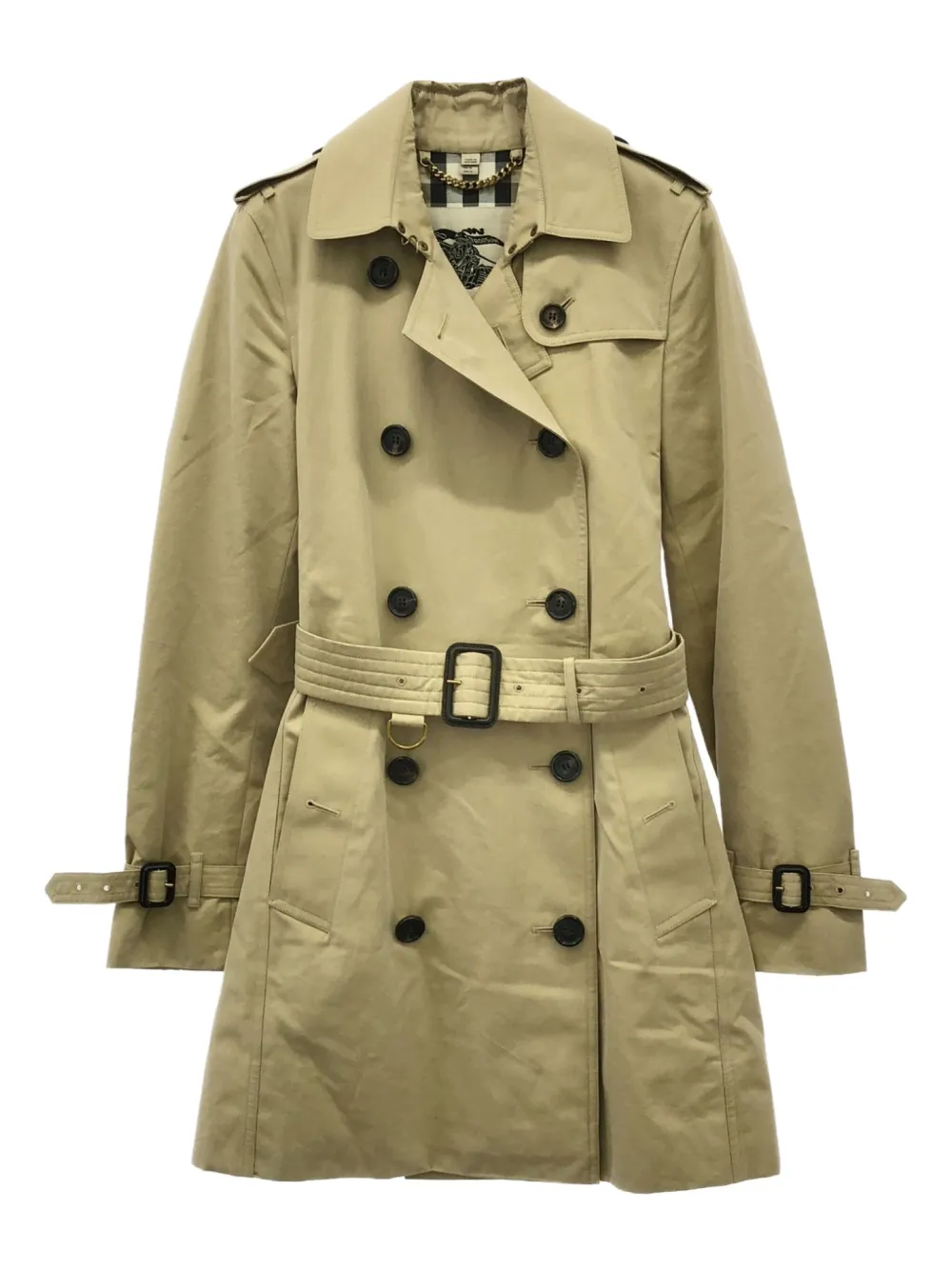 2010s double-breasted cotton trench coat