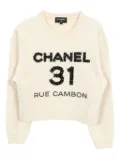 CHANEL Pre-Owned 1986-1988 31 Rue Cambon Metiers d'Art sweatshirt - Neutrals