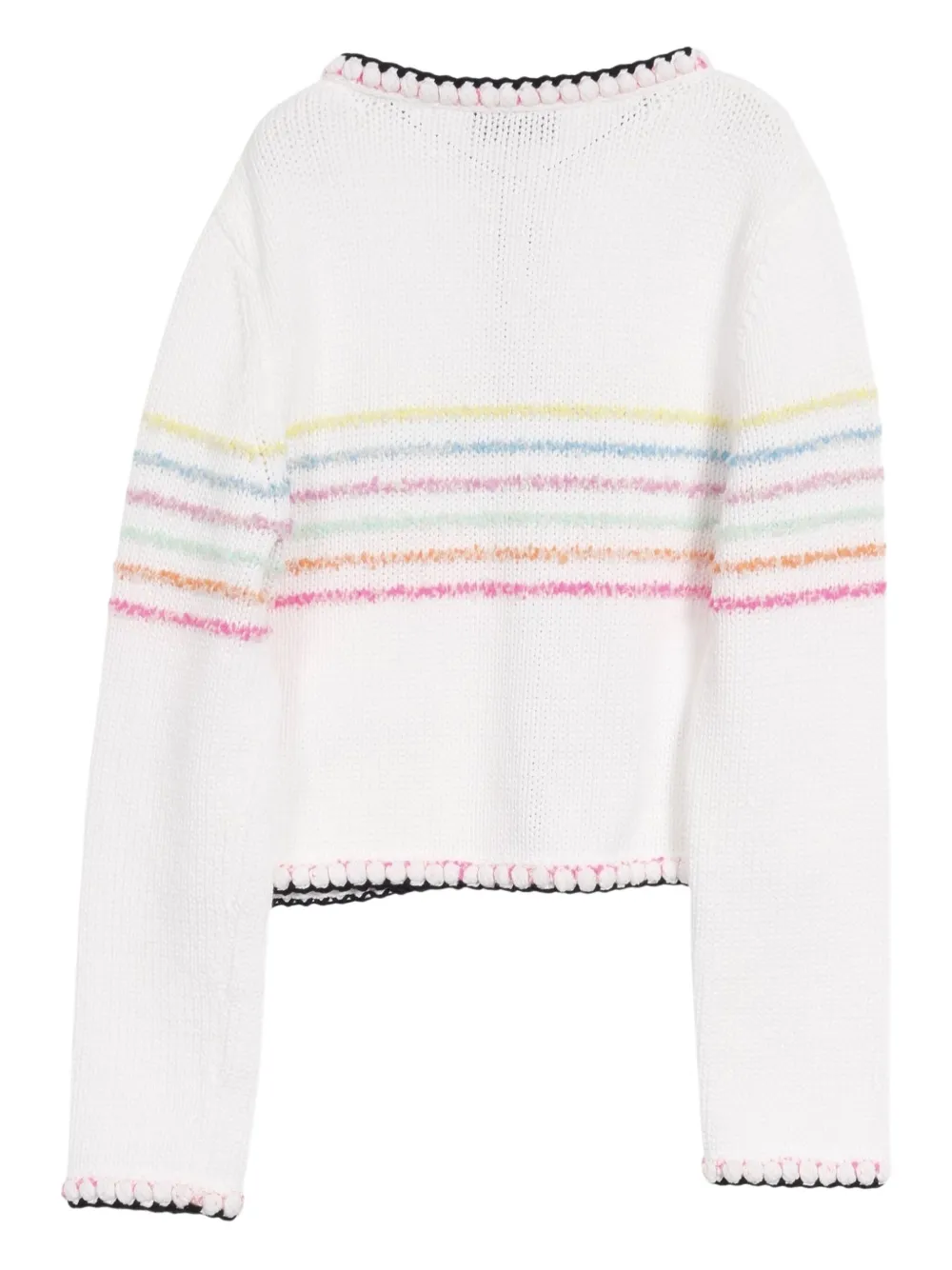 1986-1988 striped buttoned cardigan
