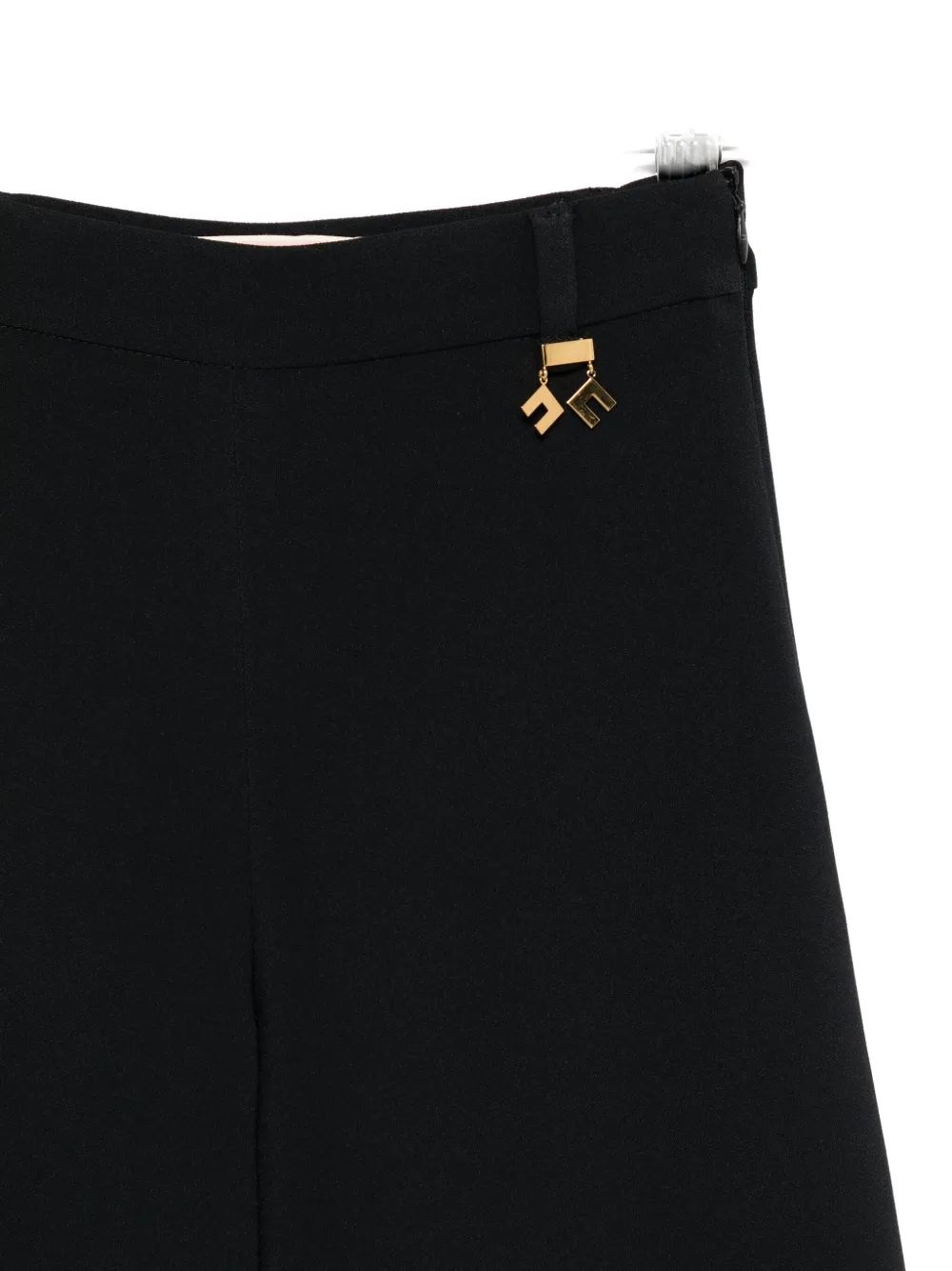 Elisabetta Franchi La Mia Bambina logo-detail trousers Zwart