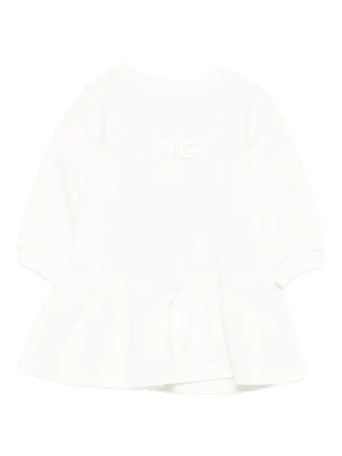 Elisabetta Franchi La Mia Bambina logo-embroidered dress