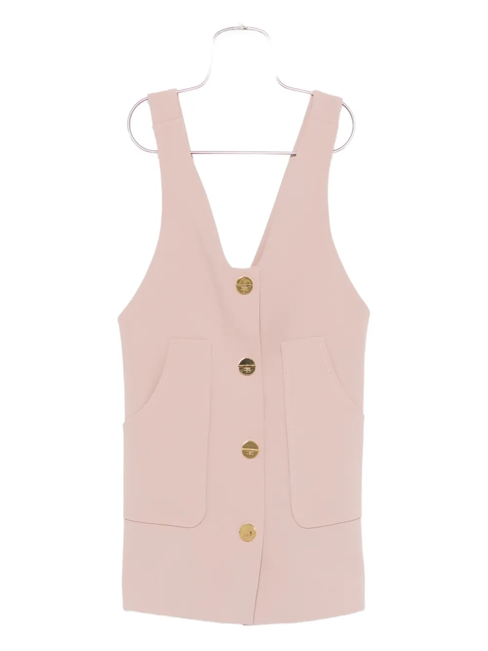 Elisabetta Franchi La Mia Bambina sleeveless pocket dress | Pink | Image 1