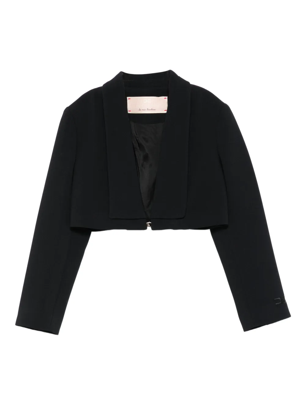 Elisabetta Franchi La Mia Bambina cropped blazer Zwart