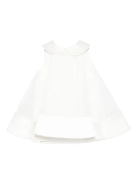 Elisabetta Franchi La Mia Bambina peter pan-collar cotton dress
