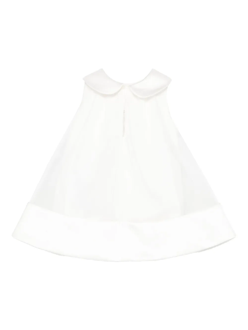 Elisabetta Franchi La Mia Bambina peter pan-collar cotton dress Wit