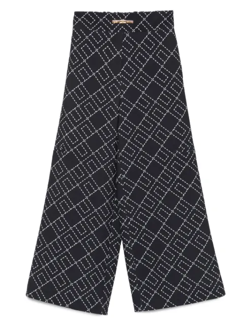 Elisabetta Franchi La Mia Bambina geometric-pattern trousers