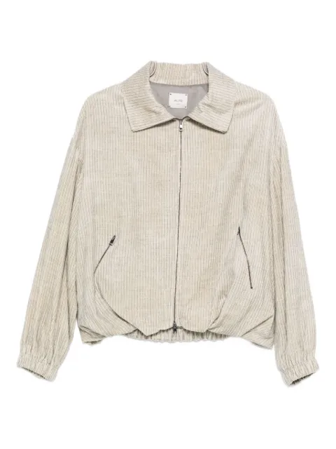 Alysi corduroy zip-front jacket