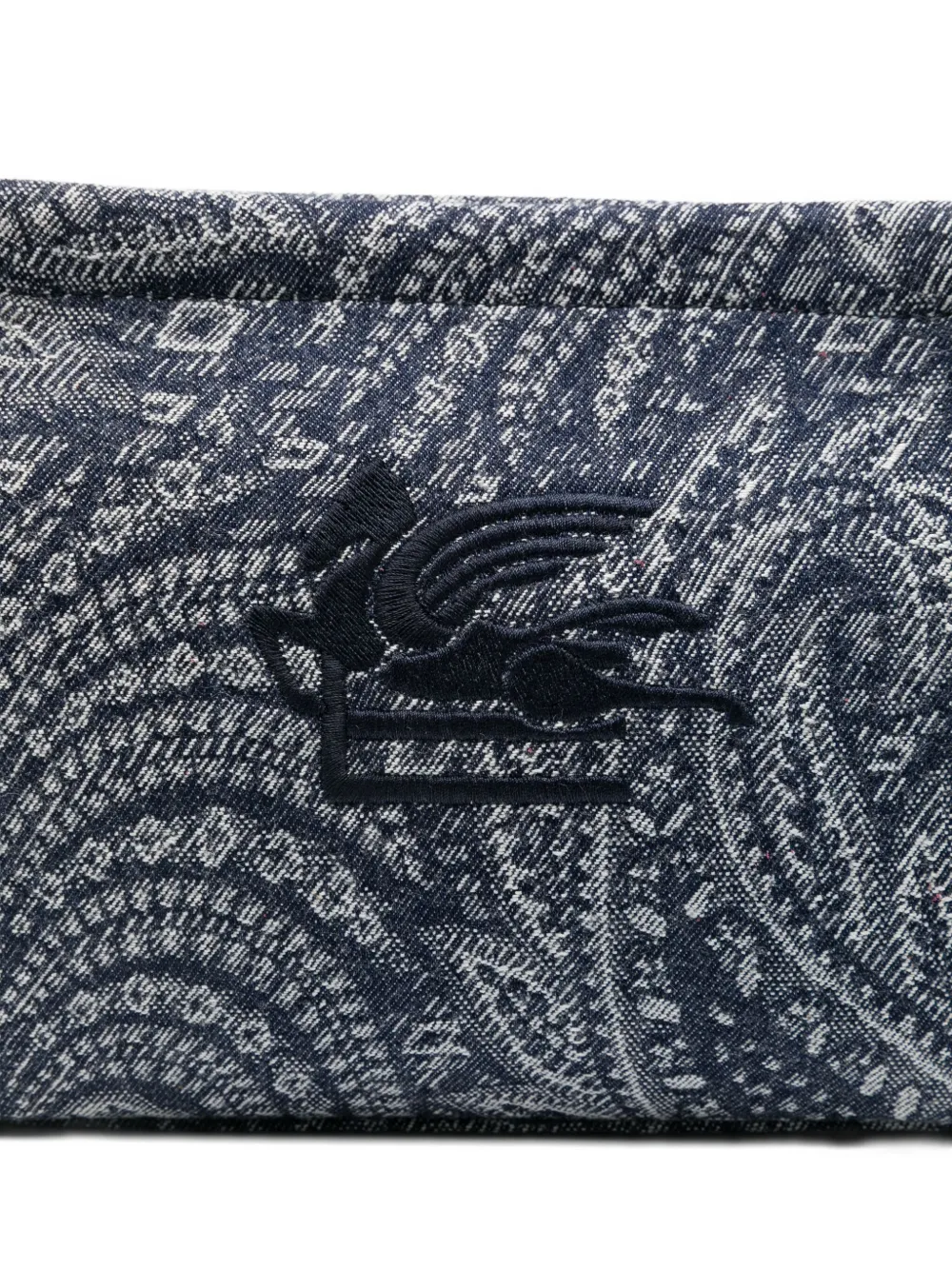 ETRO KIDS paisley-pattern shoulder bag Blauw