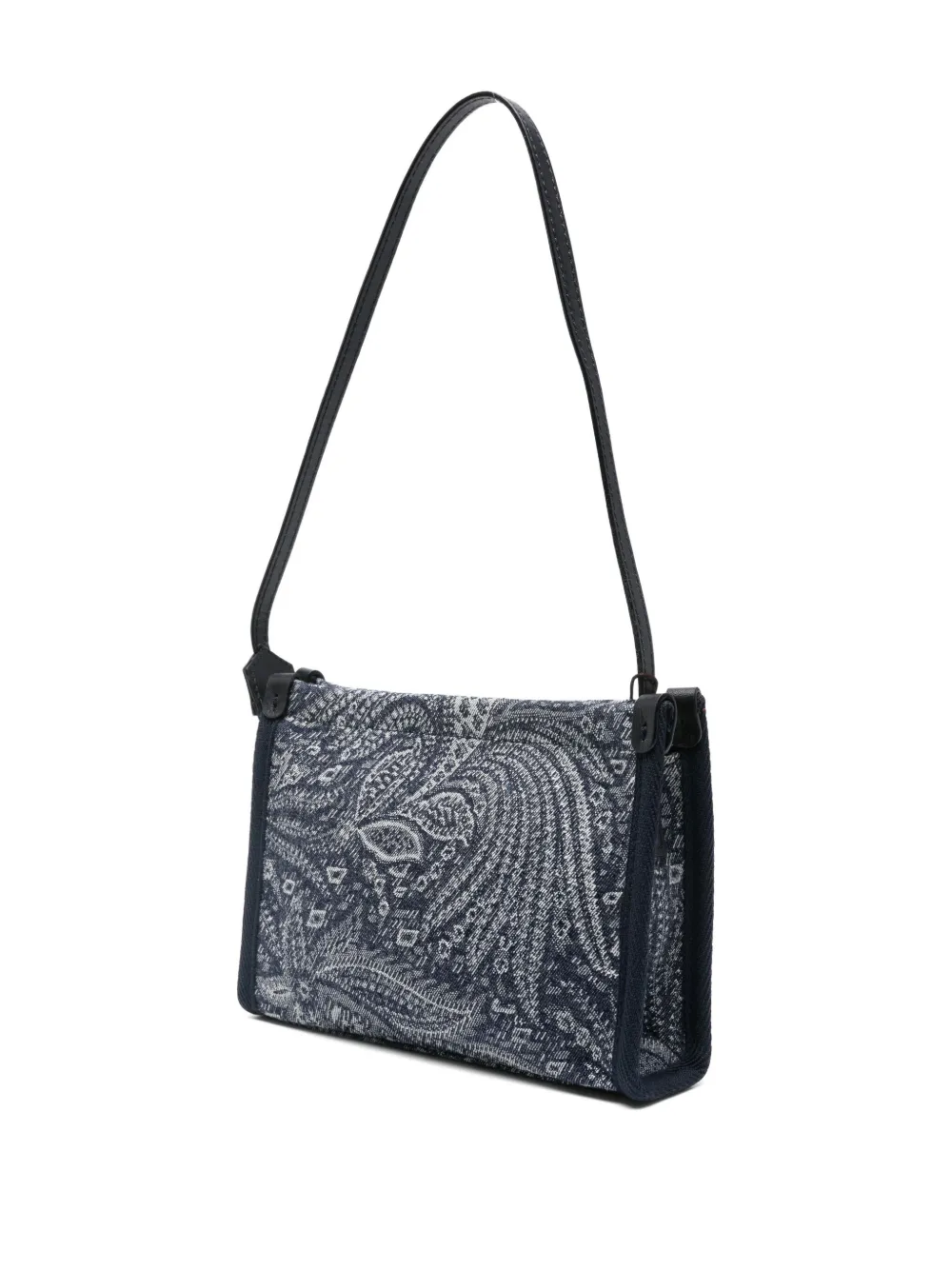 ETRO KIDS paisley-pattern shoulder bag Blauw