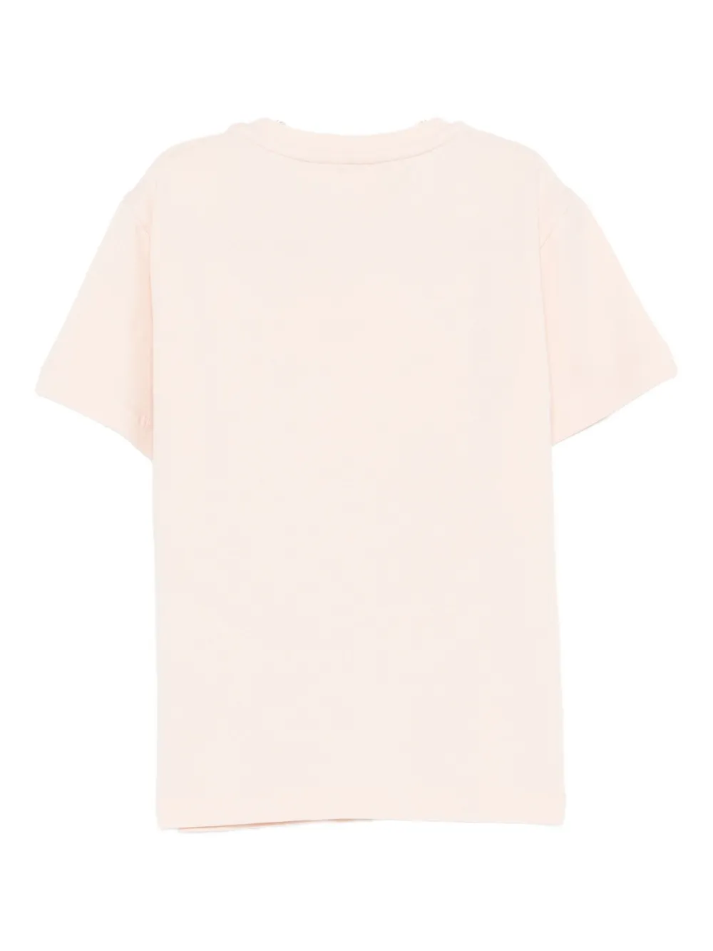 Elisabetta Franchi La Mia Bambina logo-embroidered cotton T-shirt Roze