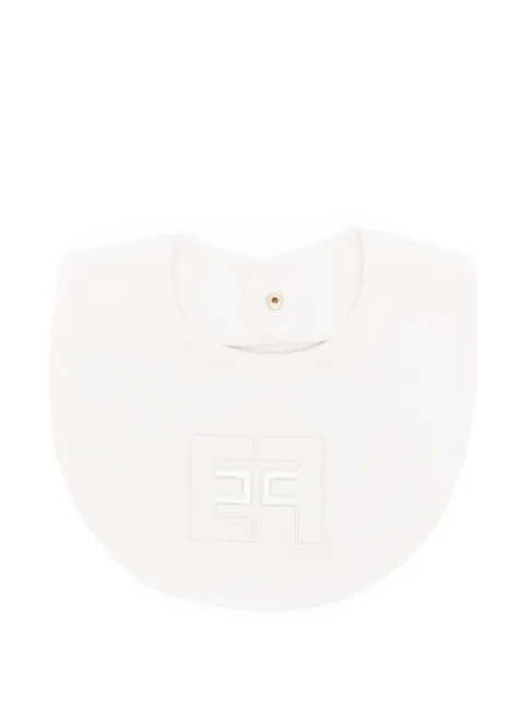 Elisabetta Franchi La Mia Bambina logo-embroidered bib