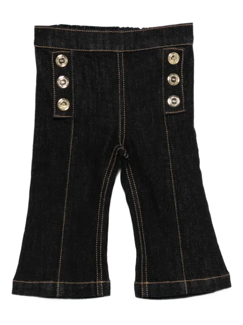 Elisabetta Franchi La Mia Bambina button-detail jeans