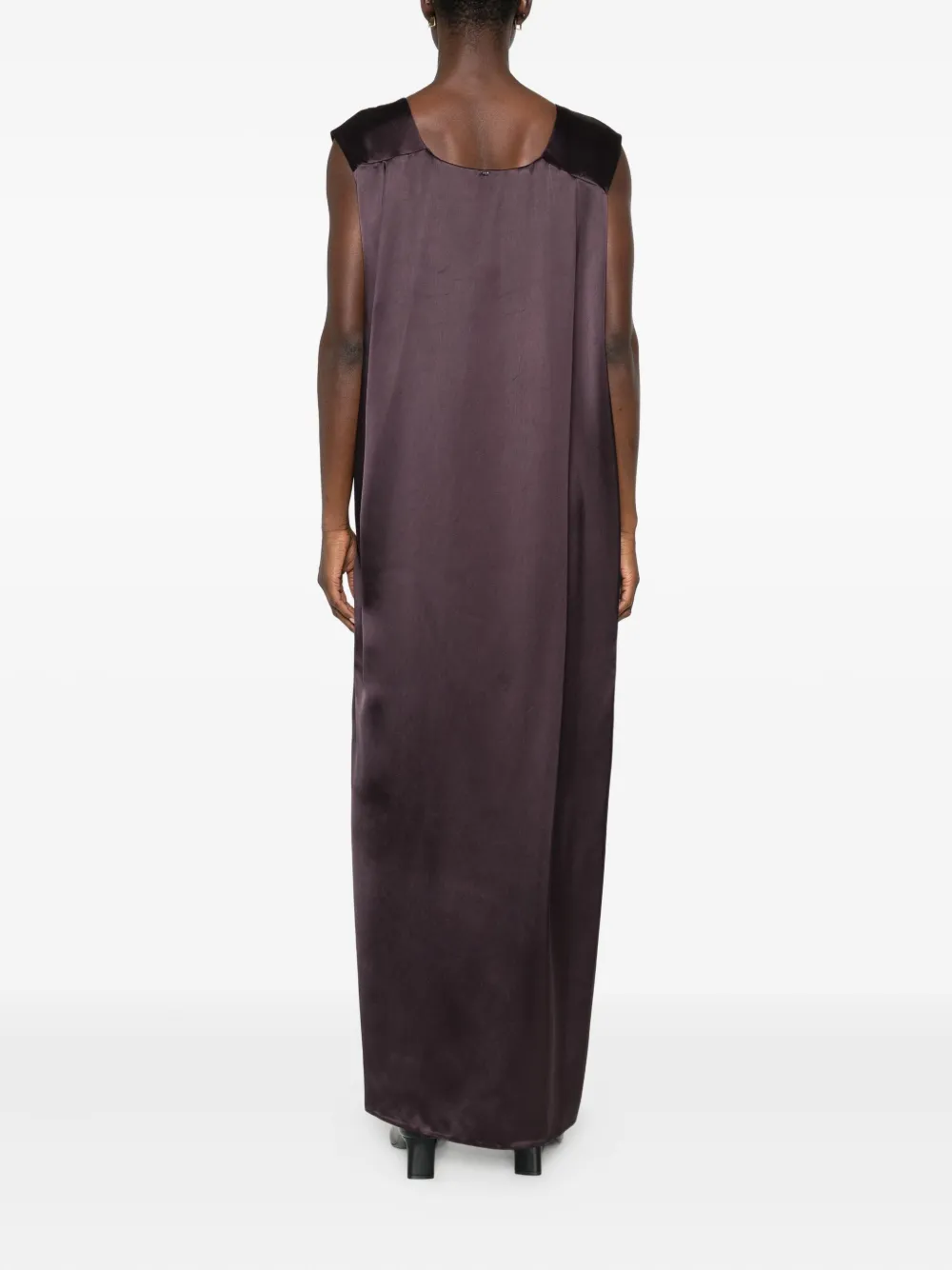 Sportmax ドレープ Vネックドレス | パープル | FARFETCH JP