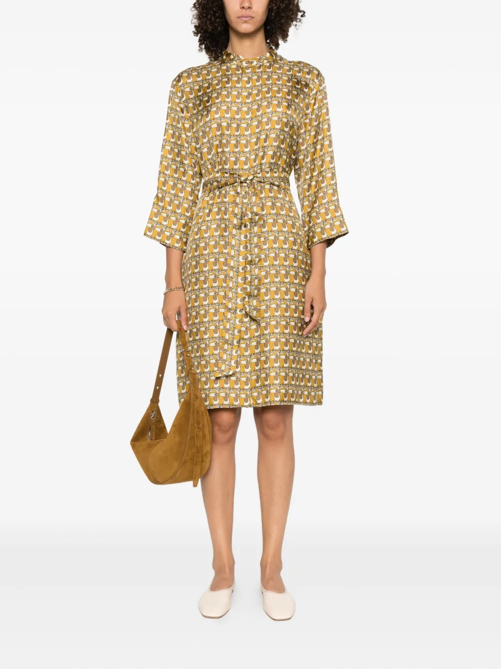 Max Mara toucan-print silk dress | Day Dresses | Image 2