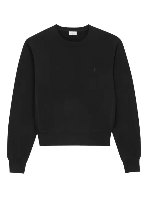 Saint Laurent Suéter com bordado Cassandre