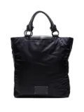 Ferragamo Pre-Owned 1990-2000s logo-patch tote bag - Black