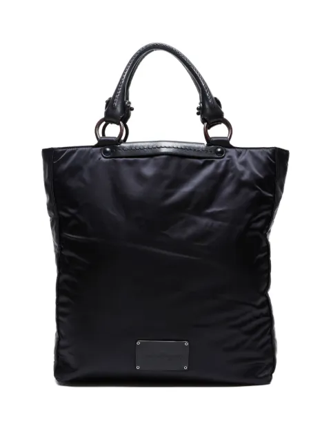 Ferragamo Pre-Owned 1990-2000s logo-patch tote bag