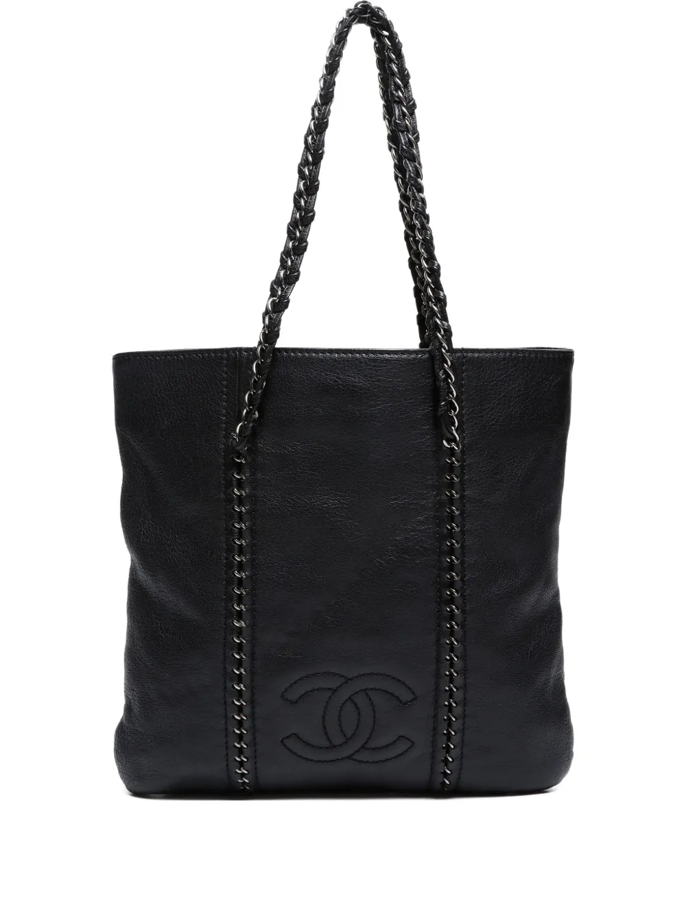 CHANEL Pre-Owned 2005-2006 ココマーク ショルダーバッグ - ブラック CHANEL Pre-Owned 2005-2006 ココマーク ショルダーバッグ - ブラック