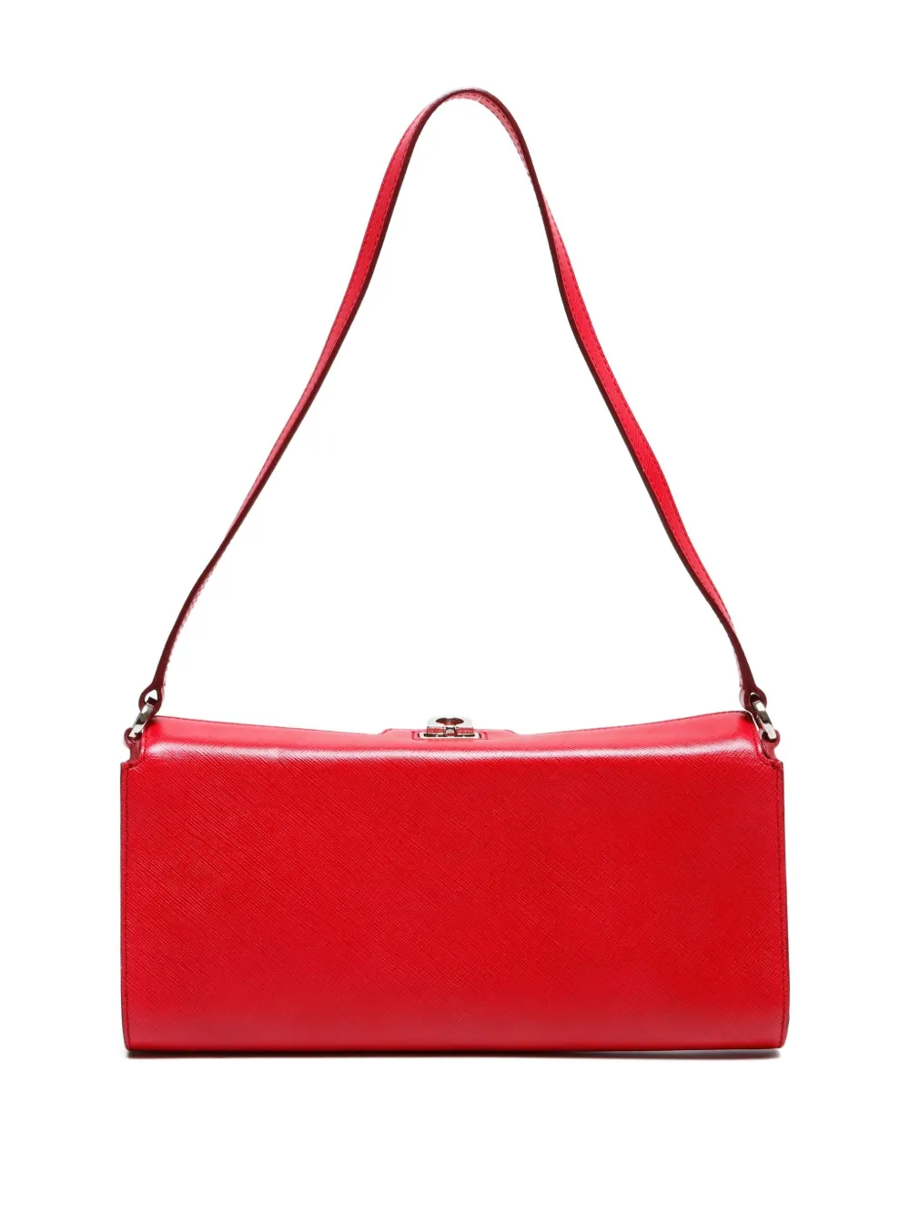 Ferragamo Pre-Owned 1990-2000s Gancini shoulder bag | Red | Image 1